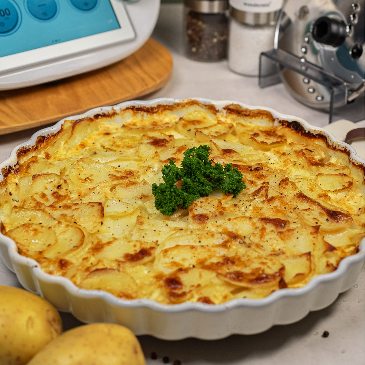 Das beste Kartoffelgratin aus dem Thermomix - Wundermix GmbH