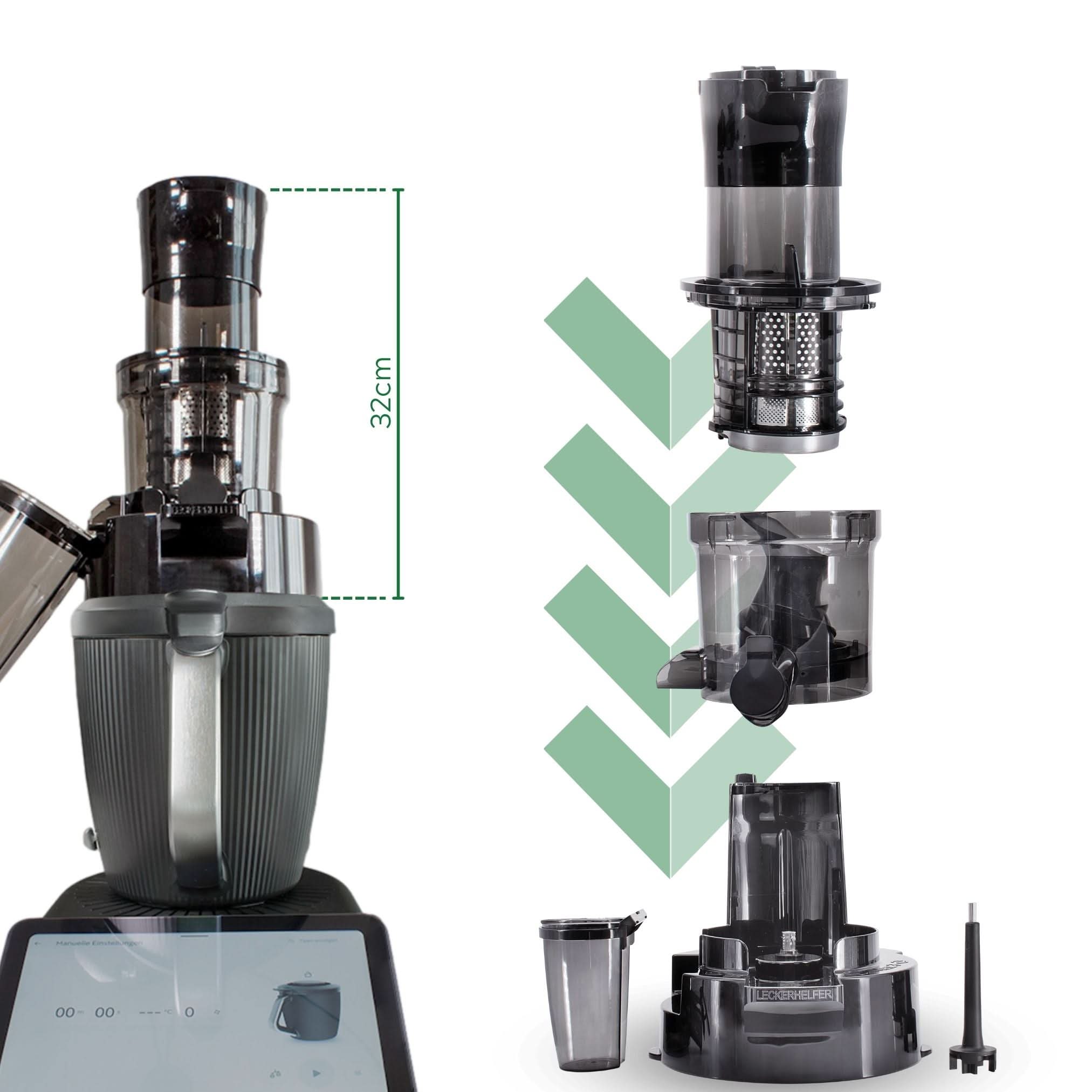 SaftPro | Slowjuicer / Entsafter inkl. Adapter für Thermomix TM7 - Wundermix GmbH
