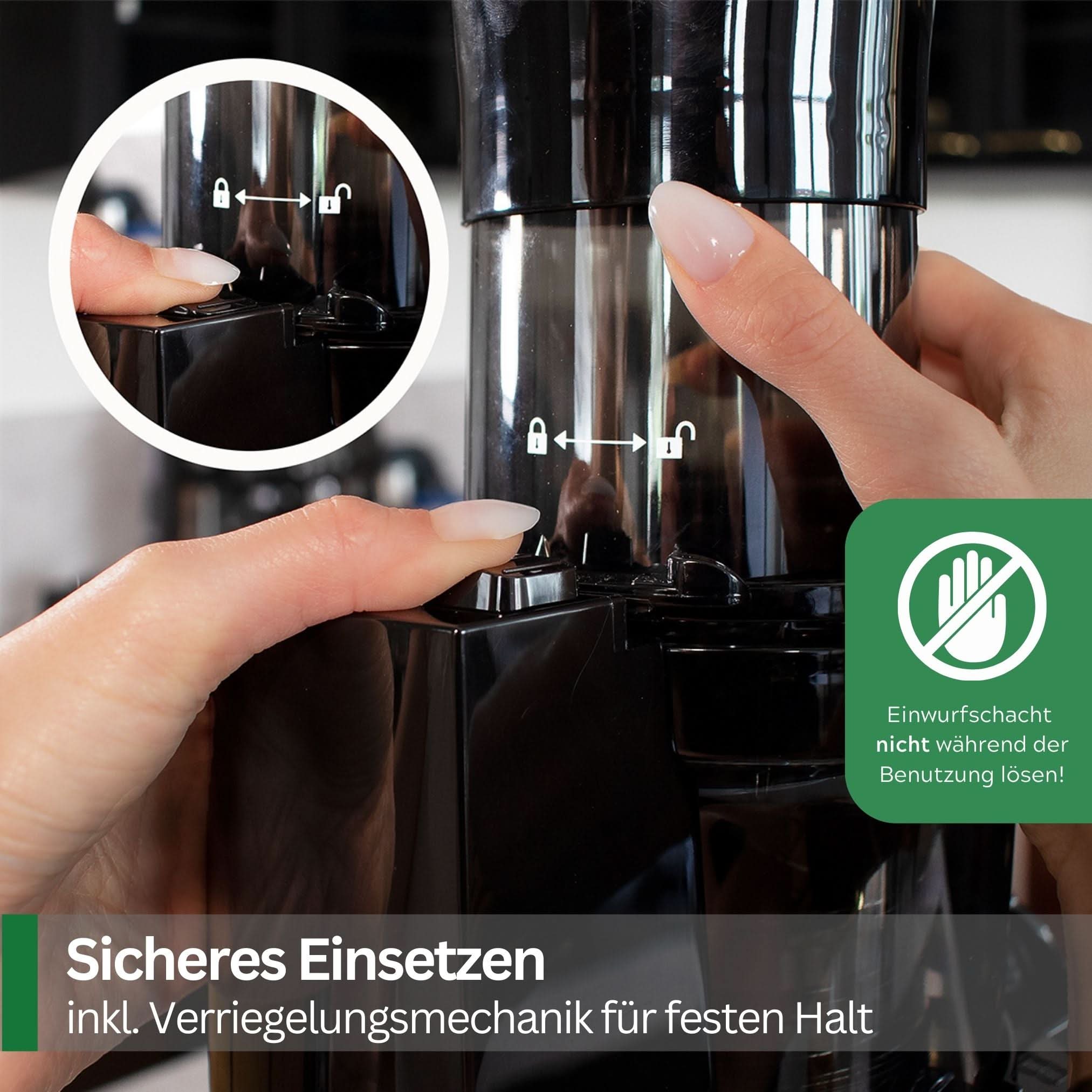 SaftPro | Slowjuicer / Entsafter inkl. Adapter für Thermomix TM7 - Wundermix GmbH