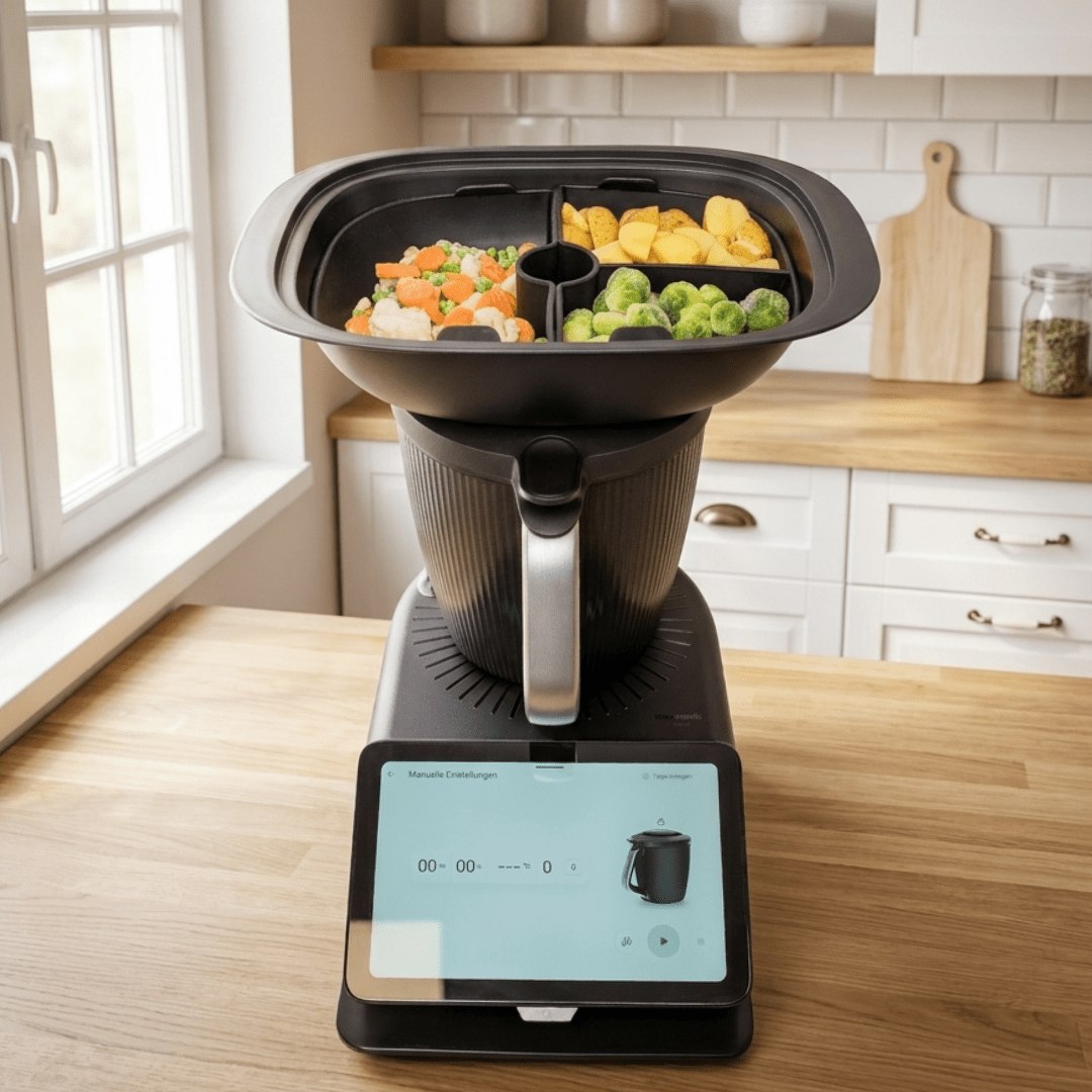 FlexiSteam® Split | Silikon - Auflaufformen Set passend für den Varoma | Thermomix TM7 - Wundermix GmbH
