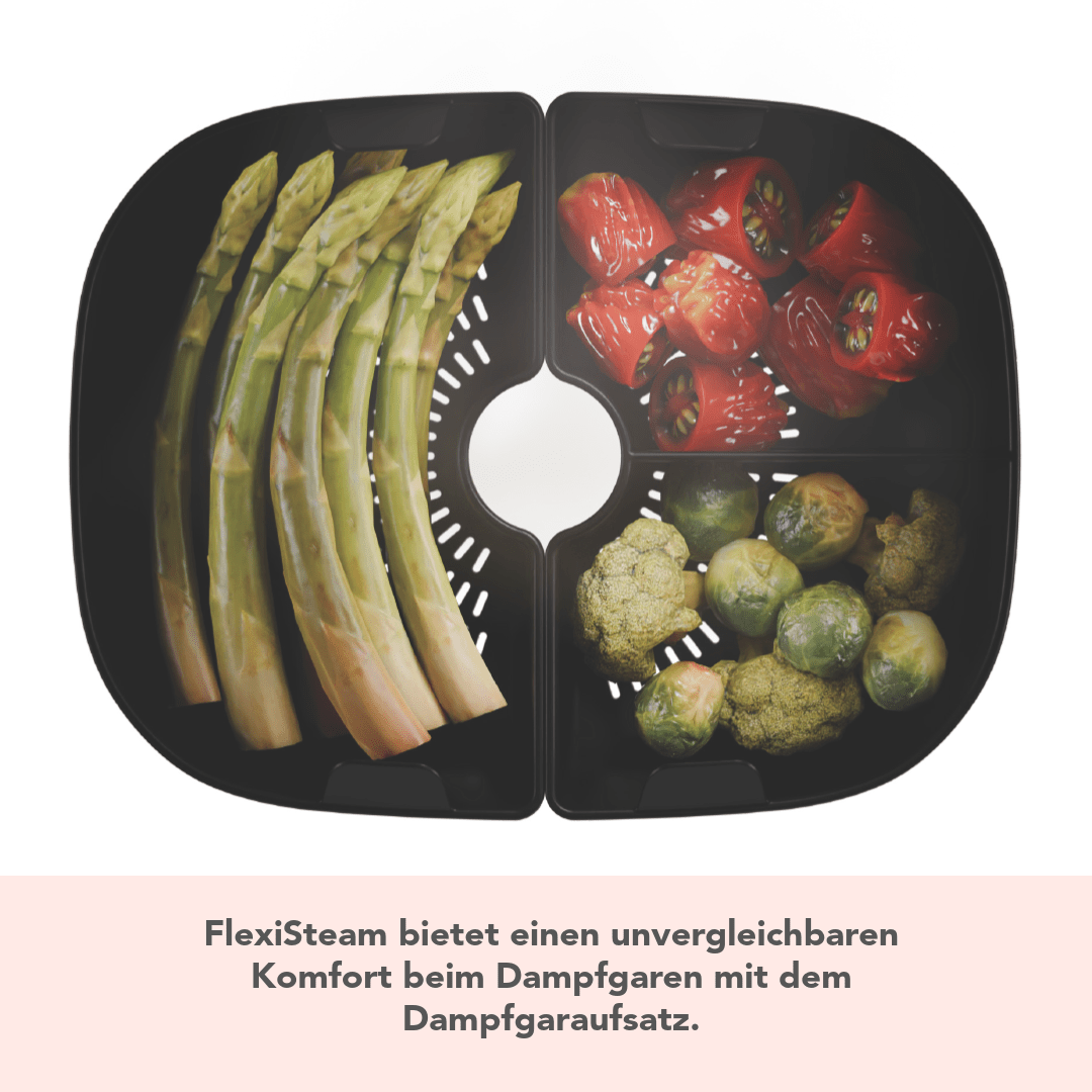 FlexiSteam® Split | Silikon - Auflaufformen Set passend für den Varoma | Thermomix TM7 - Wundermix GmbH