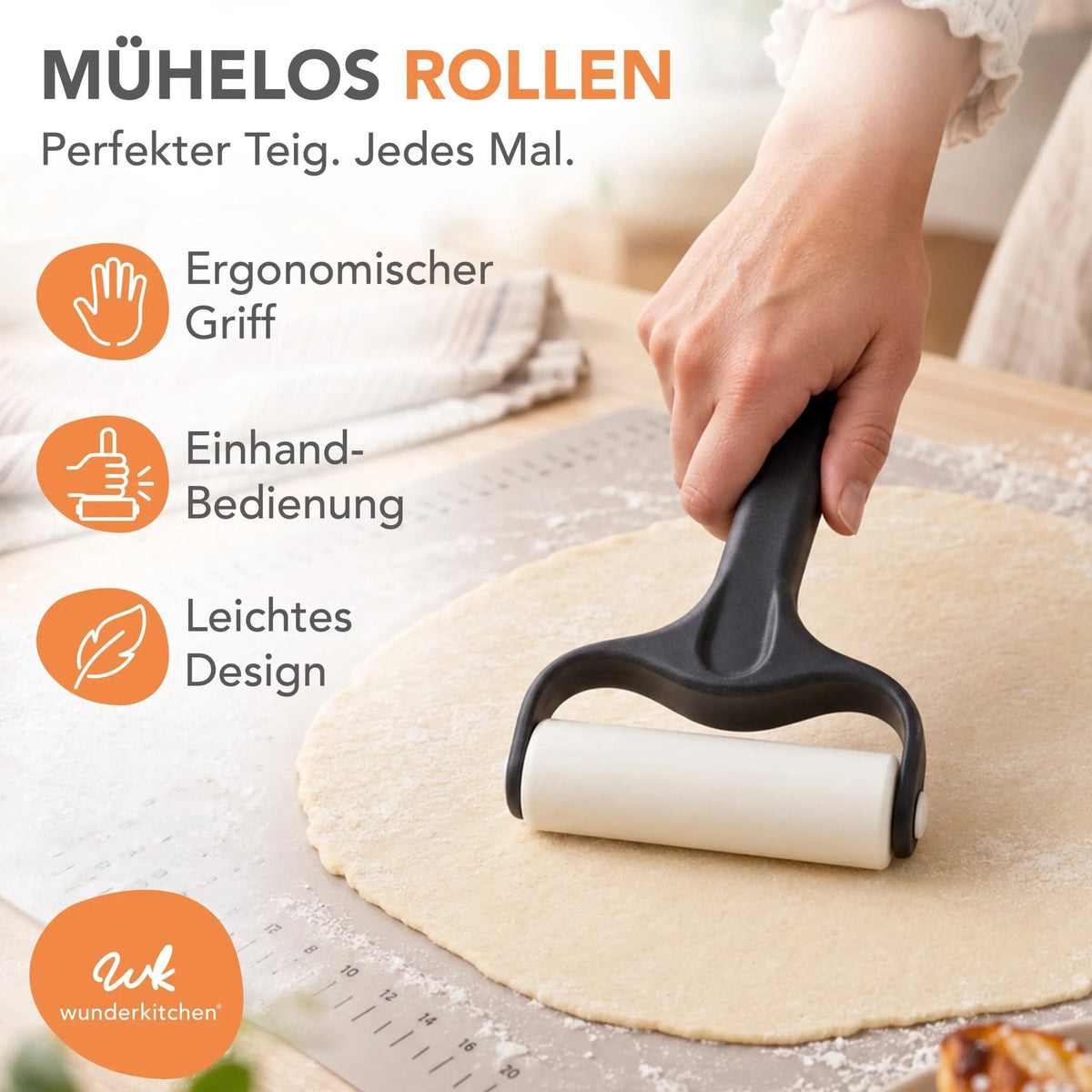RollPro V2 | Teigroller mit zwei unterschiedlich großen Walzen - Wundermix GmbH