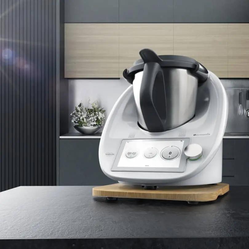 KitchenSlider® H | V2 Plus | Holz - Gleitbrett für Thermomix TM6, TM5 - Wundermix GmbH