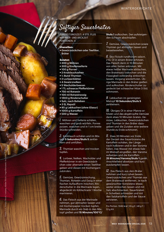 Zeitschrift MIXX - Weihnachten Spezial - Ausgabe 01/2026