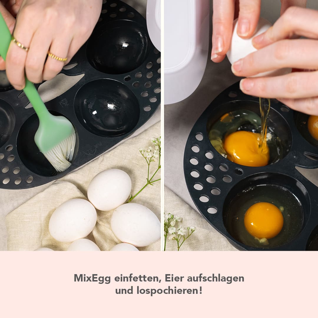 MixEgg® | Eierpochiereinsatz für TM7 und Monsieur Cuisine Smart, Trend, Connect - Wundermix GmbH