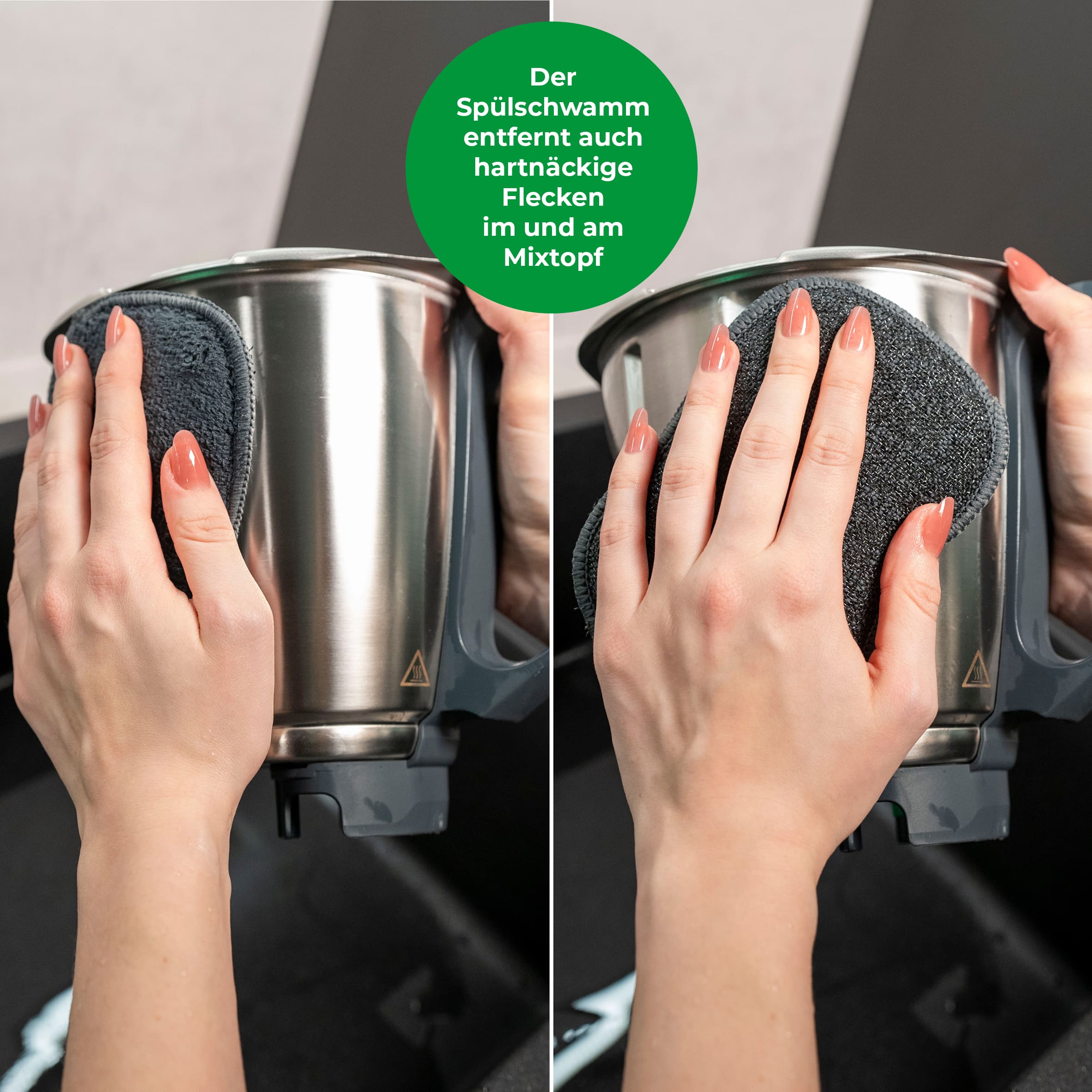 Reinigungstücher - Set aus Bambus - und Mikrofaser (3 - tlg.) - Wundermix GmbH