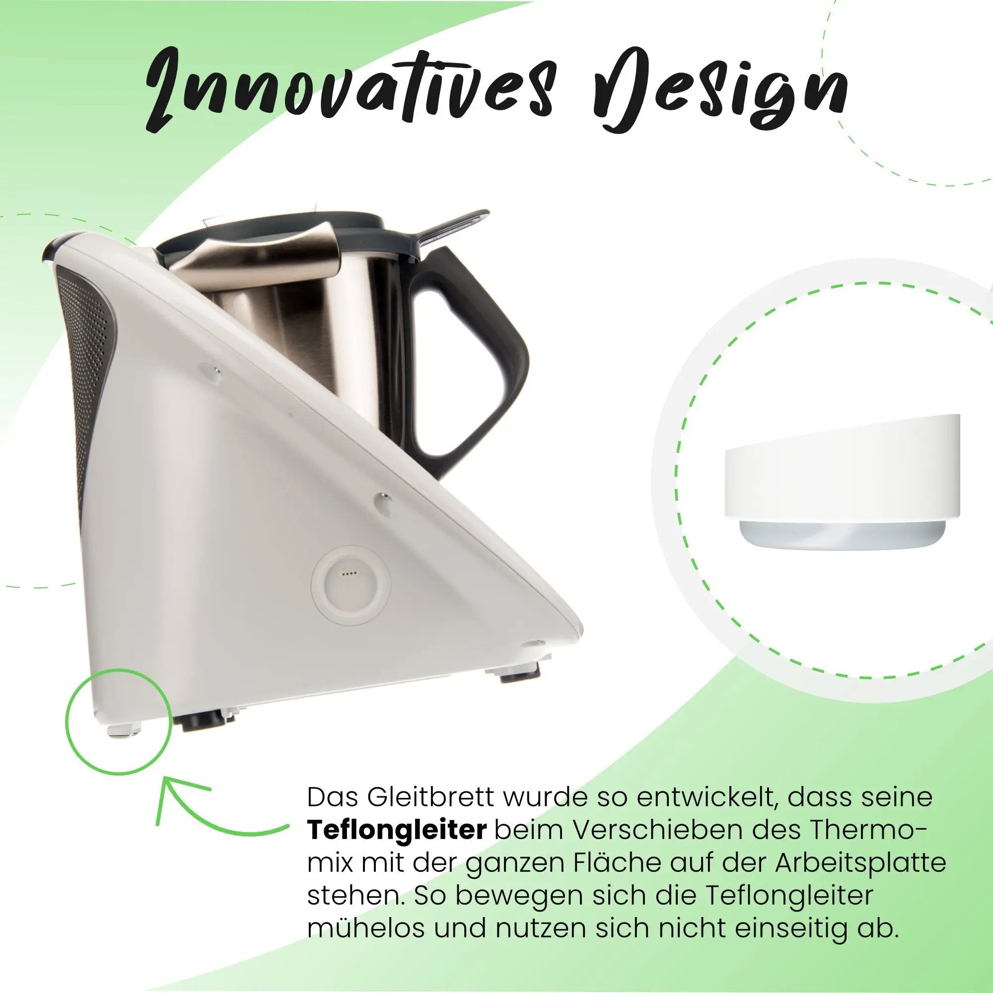 KochFix Unsichtbare Gleitbrett - Alternative für Thermomix TM6, TM5 - Wundermix GmbH