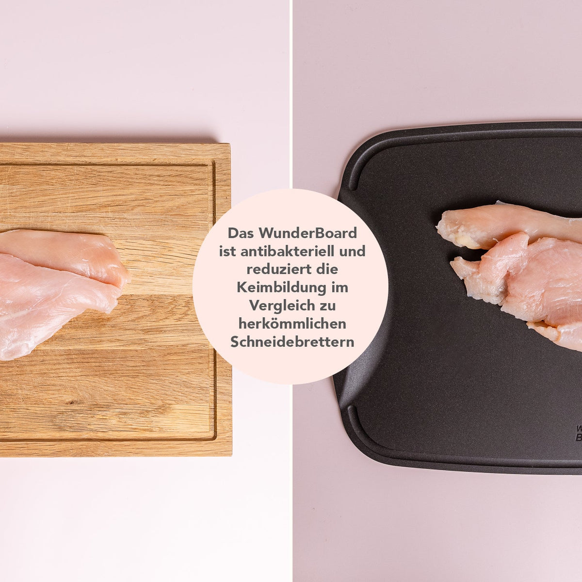WunderBoard® V2 | 2 - in - 1 Schneidebrett in S, M, L - Wundermix GmbH