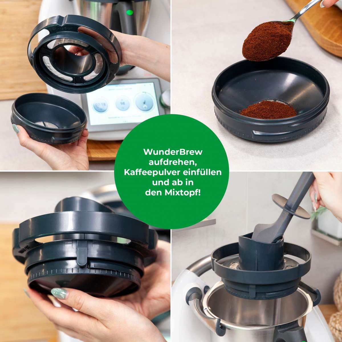 WunderBrew® | Kaffeefilter - Einsatz für Thermomix TM7, TM6, TM5 - Wundermix GmbH
