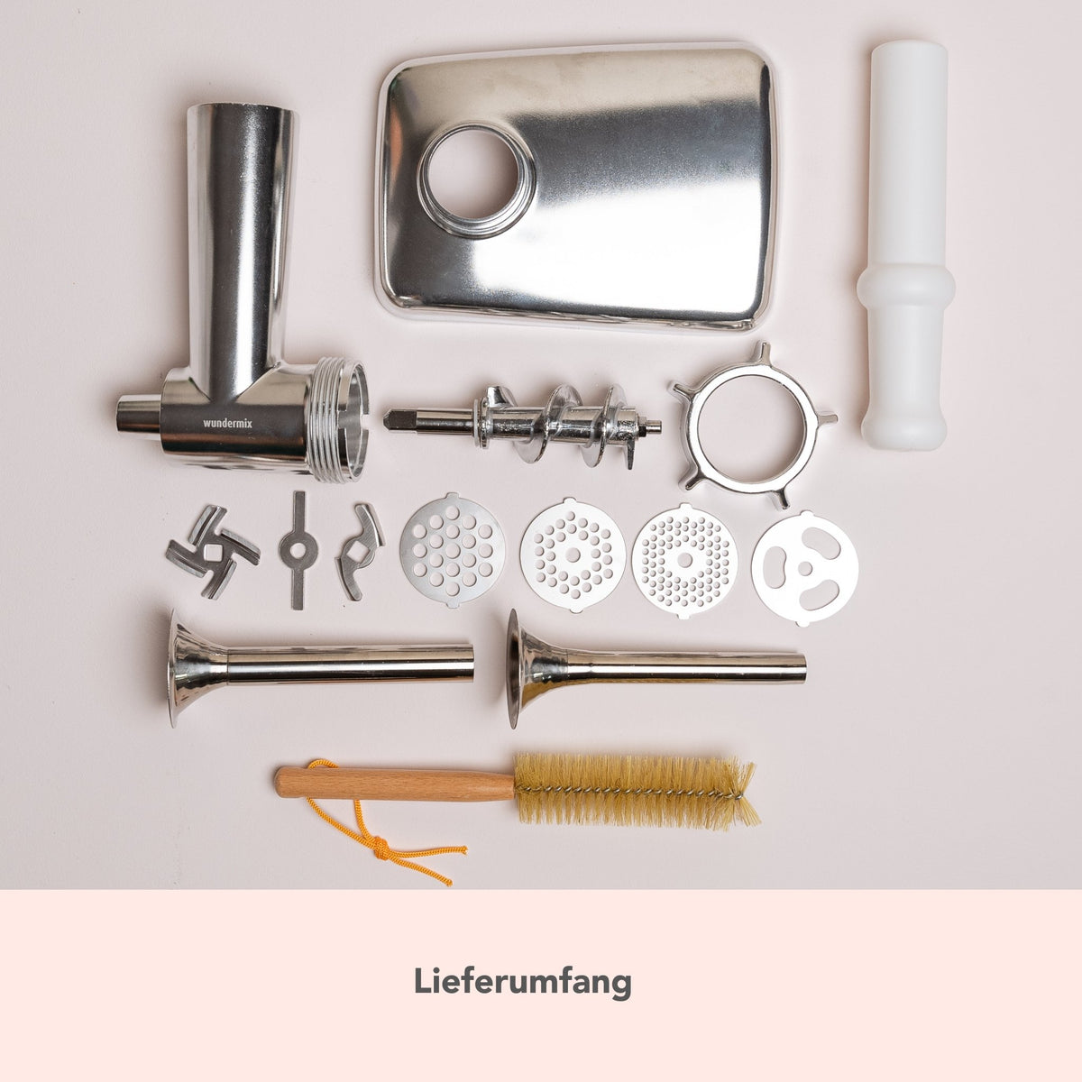 Fleischwolf mit Wurstfüllhorn für WunderCentix® - Wundermix GmbH