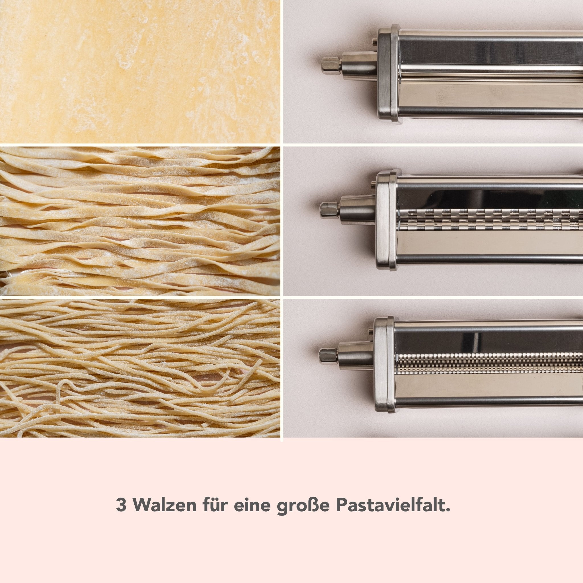 Nudelaufsatz (3 - tlg.) für WunderCentix® - Wundermix GmbH