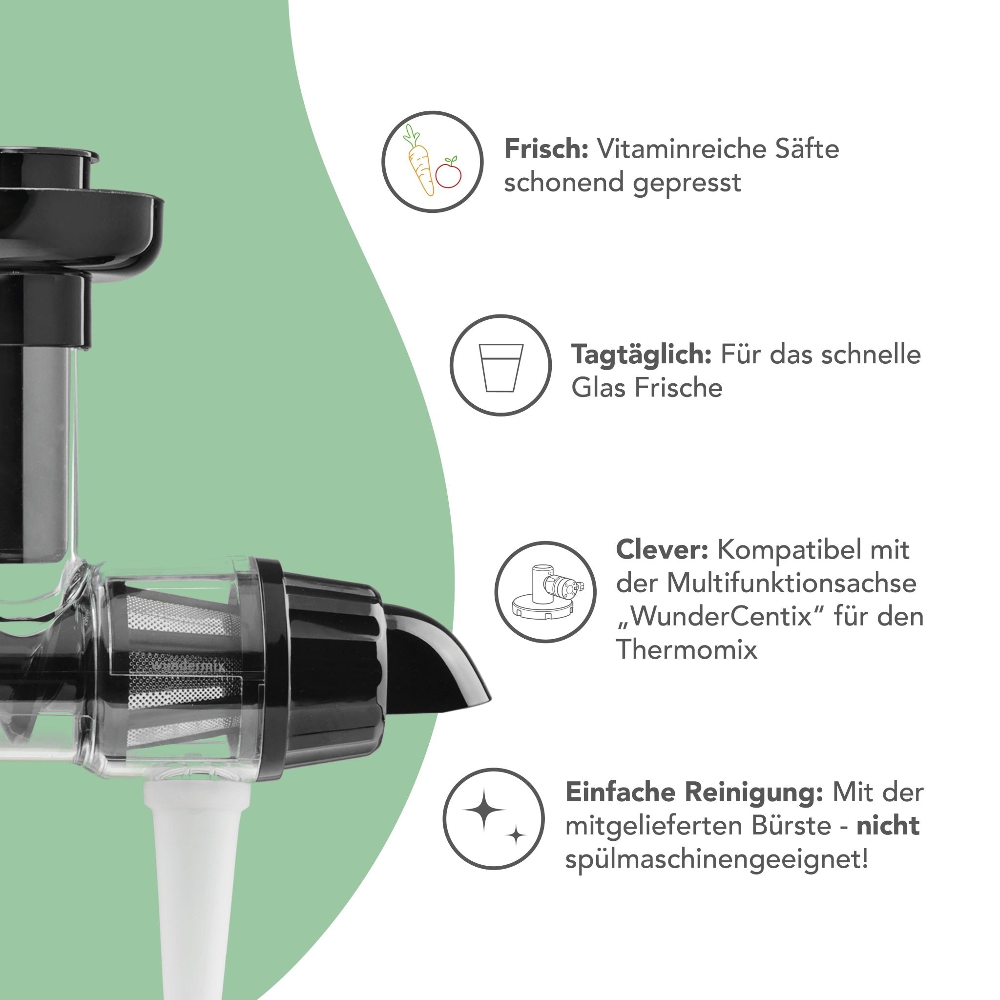 Entsafter für WunderCentix® - Wundermix GmbH