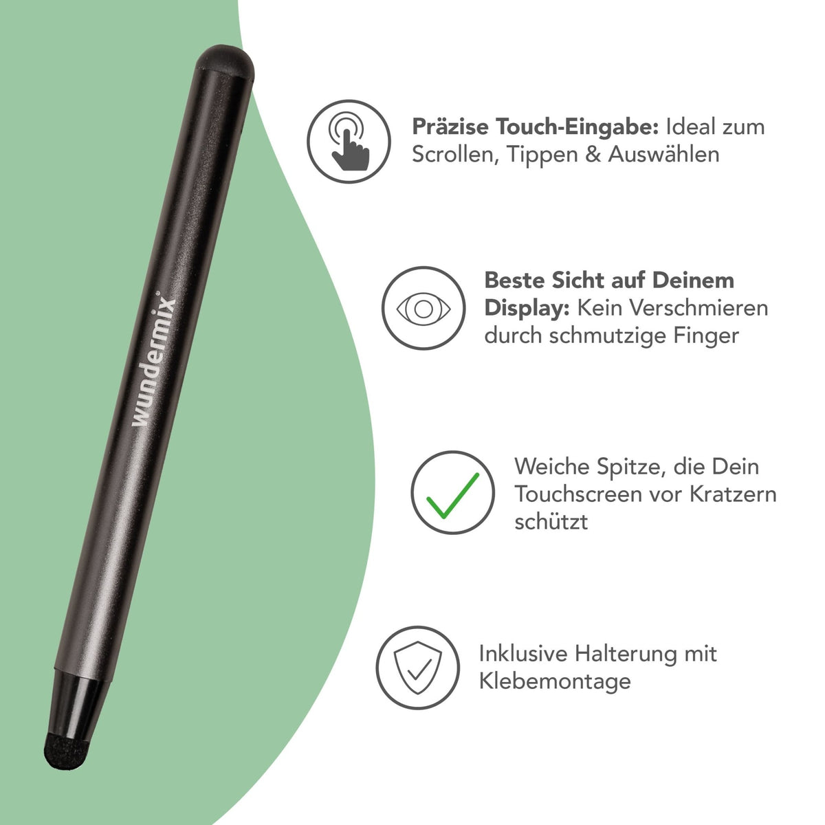 WunderScreen TouchPen Displaystift für TM7, TM6, TM5, Monsieur Cuisine, Cookit - Wundermix GmbH