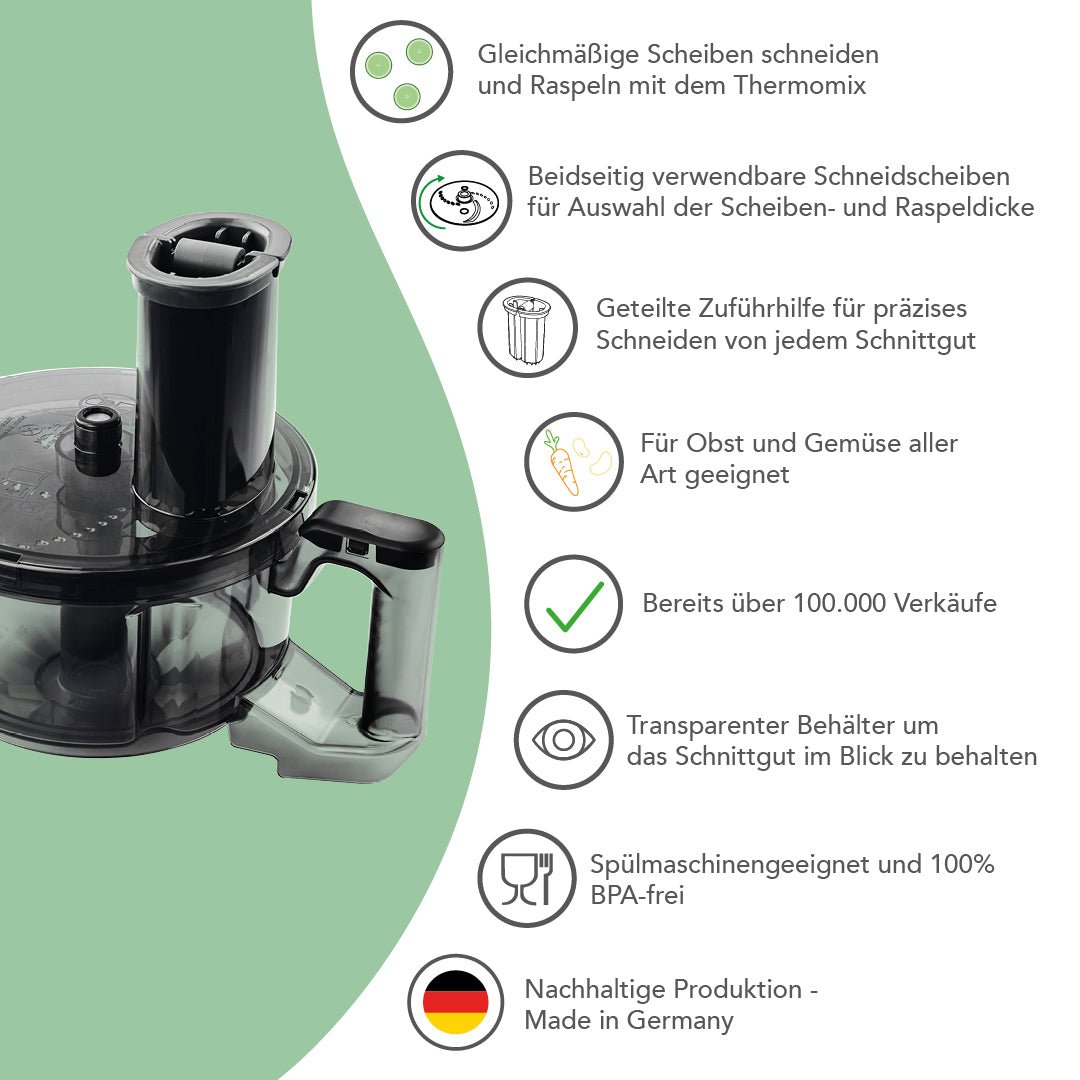 WunderSlicer® V2 | Gemüseschneider für Thermomix - Wundermix GmbH