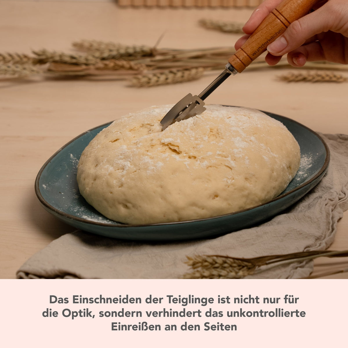 WunderStyler® Classic | Bäckermesser mit Holzgriff - Wundermix GmbH