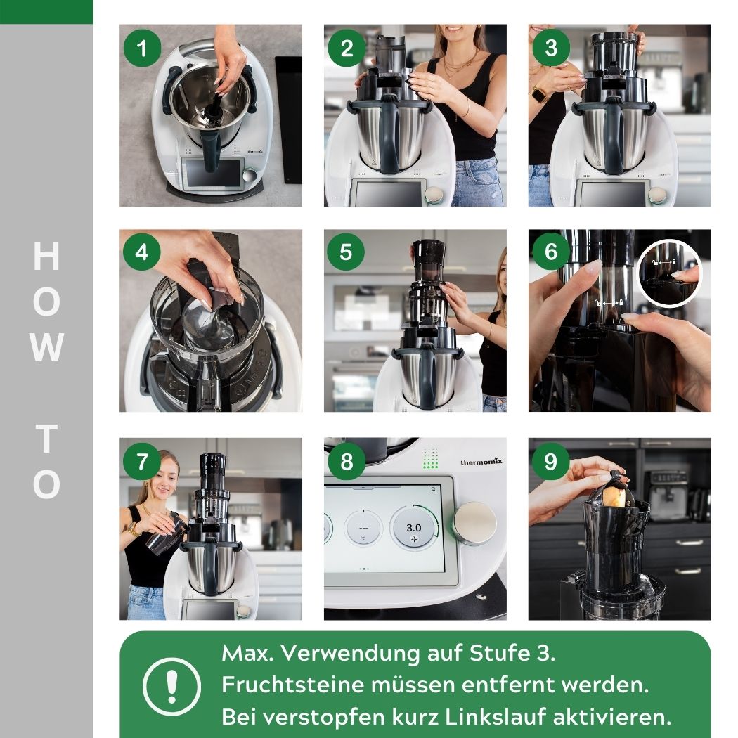 SaftPro | Slowjuicer / Entsafter für Thermomix TM6/TM5 - Wundermix GmbH