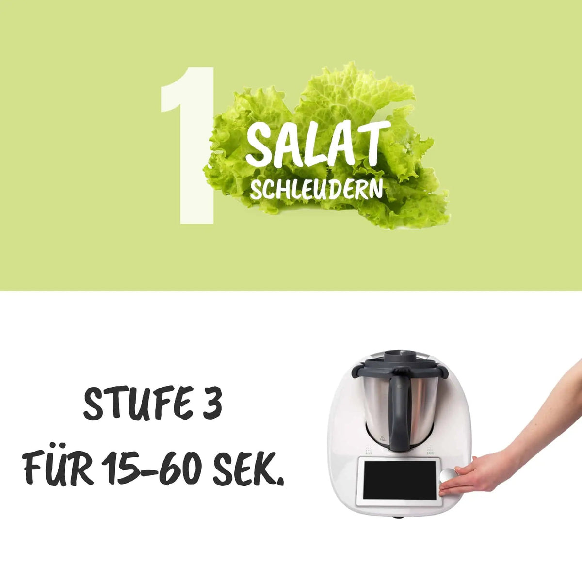 Salatschleuder - Aufsatz V2 von MixFino® für Thermomix - Wundermix GmbH
