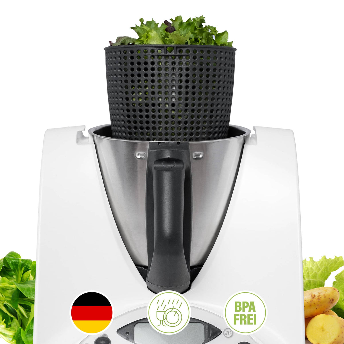 Salatschleuder - Aufsatz V2 von MixFino® für Thermomix - Wundermix GmbH