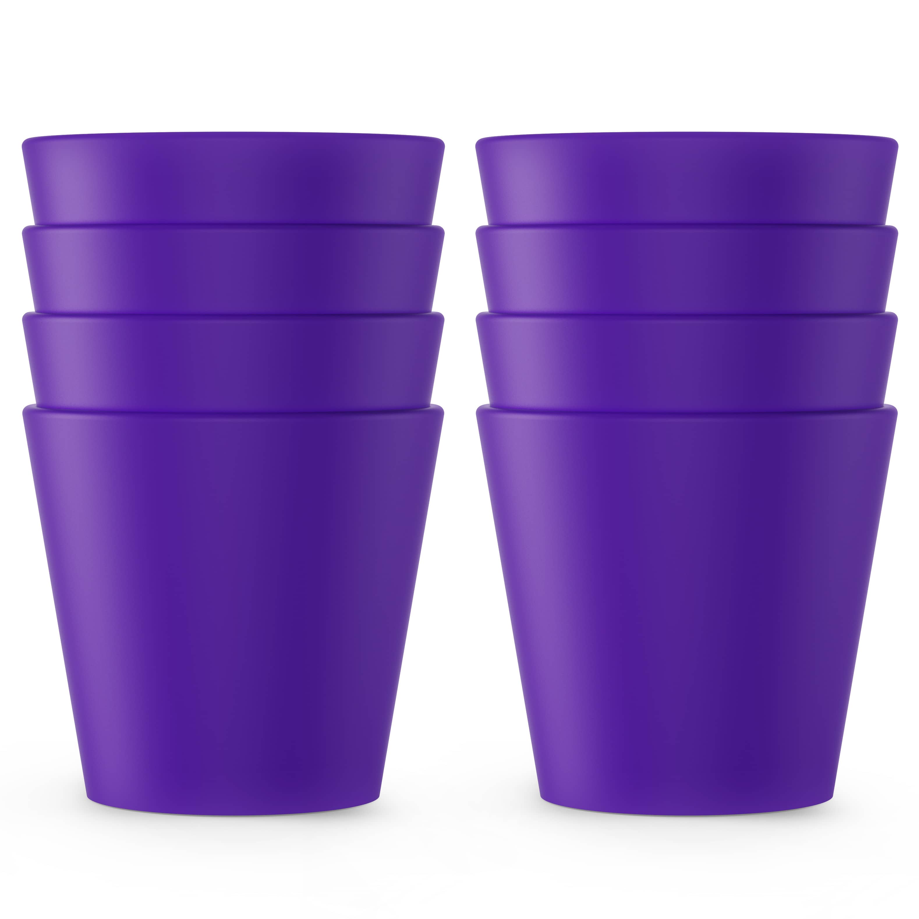 WunderCups® | Silikon - Förmchen - Set | 8 - tlg. | lila - Wundermix GmbH