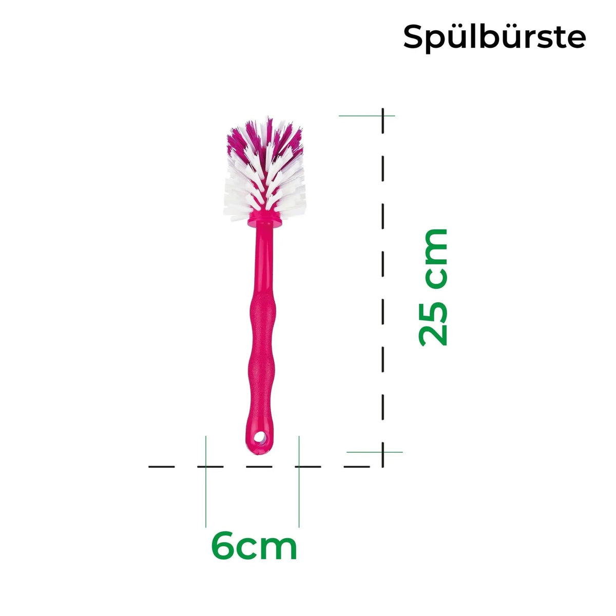 Mixtopf - Spülbürsten - Set (5er - Pack - je Farbe 1 Stk. - zum Sparpreis) - Wundermix GmbH