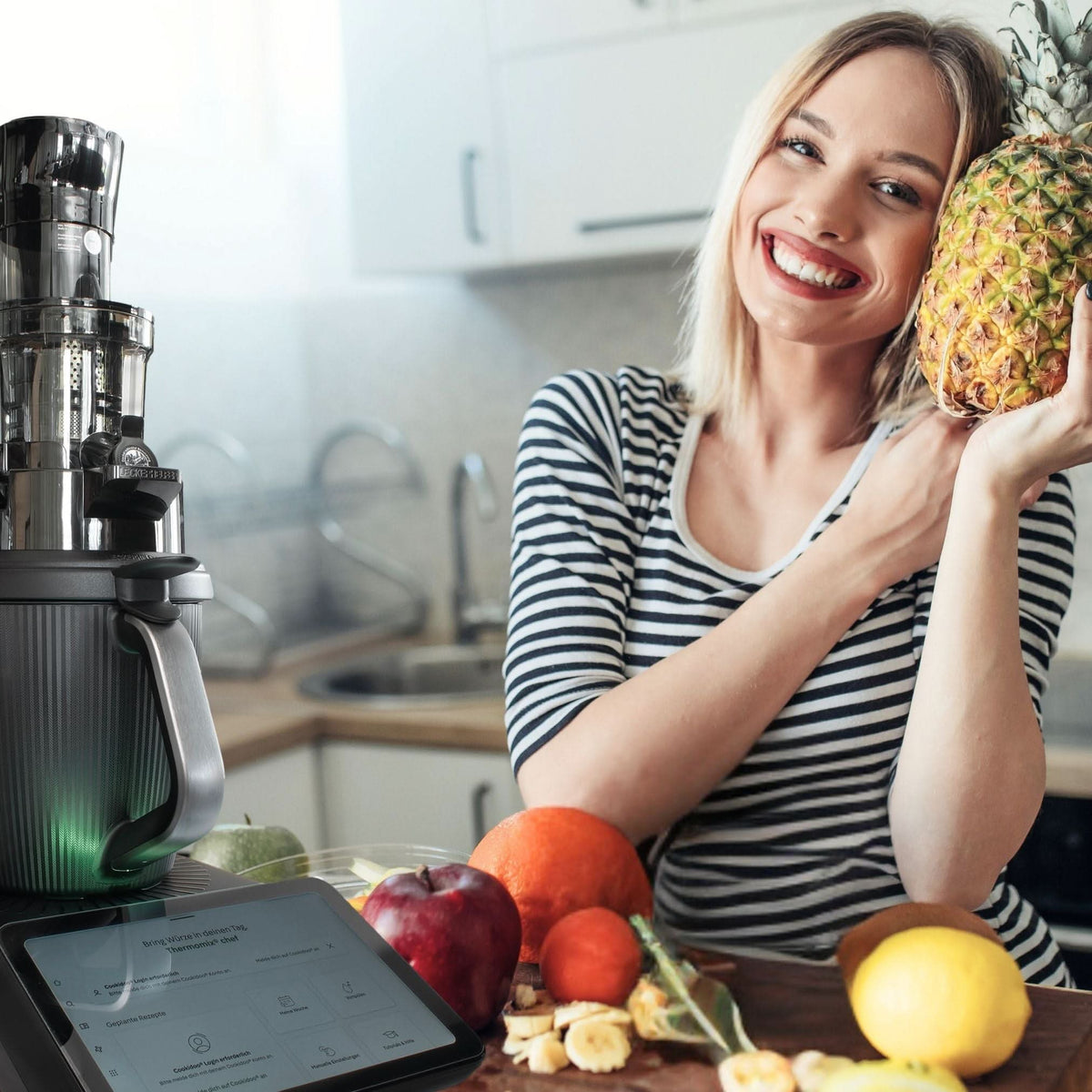 SaftPro | Slowjuicer / Entsafter inkl. Adapter für Thermomix TM7 - Wundermix GmbH
