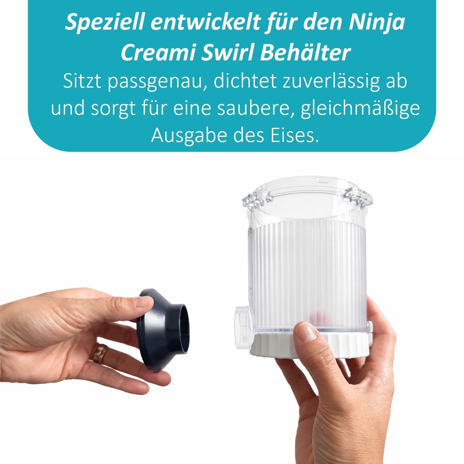 Swirlyzer | Spaghetti - Eis - Aufsatz für Ninja Creami Swirl - Wundermix GmbH