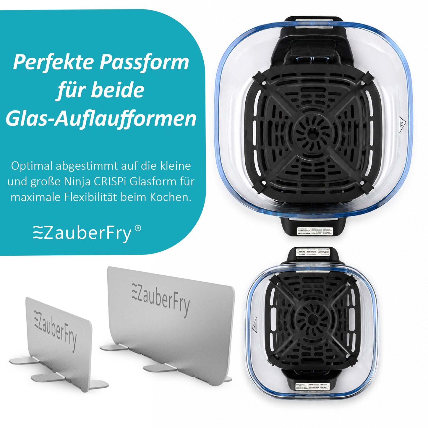 ZauberFry | Backraumteiler Set für Ninja CRISPi 4 - in - 1 - Wundermix GmbH