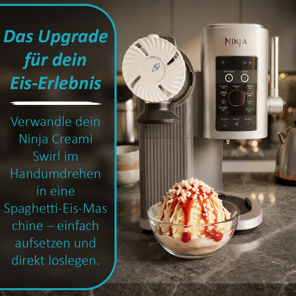 Swirlyzer | Spaghetti - Eis - Aufsatz für Ninja Creami Swirl - Wundermix GmbH