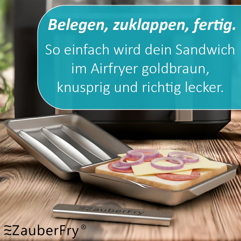 ZauberFry | Sandwichmaker für Airfryer - Wundermix GmbH
