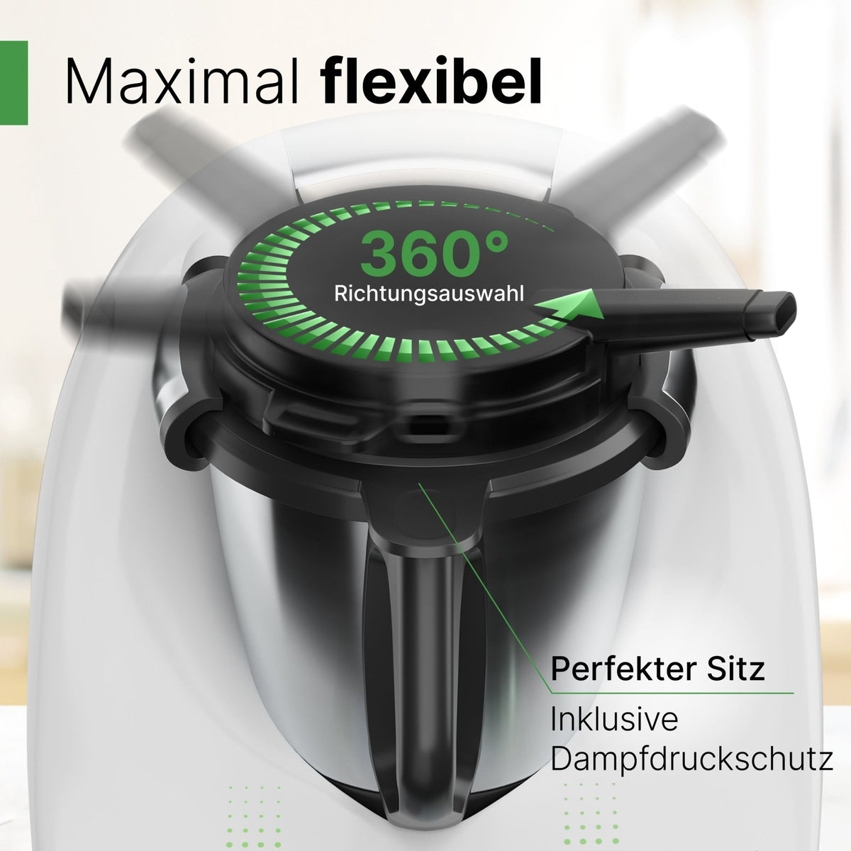 DampfPRO | Dampfumleiter für Thermomix TM6, TM5 - Wundermix GmbH