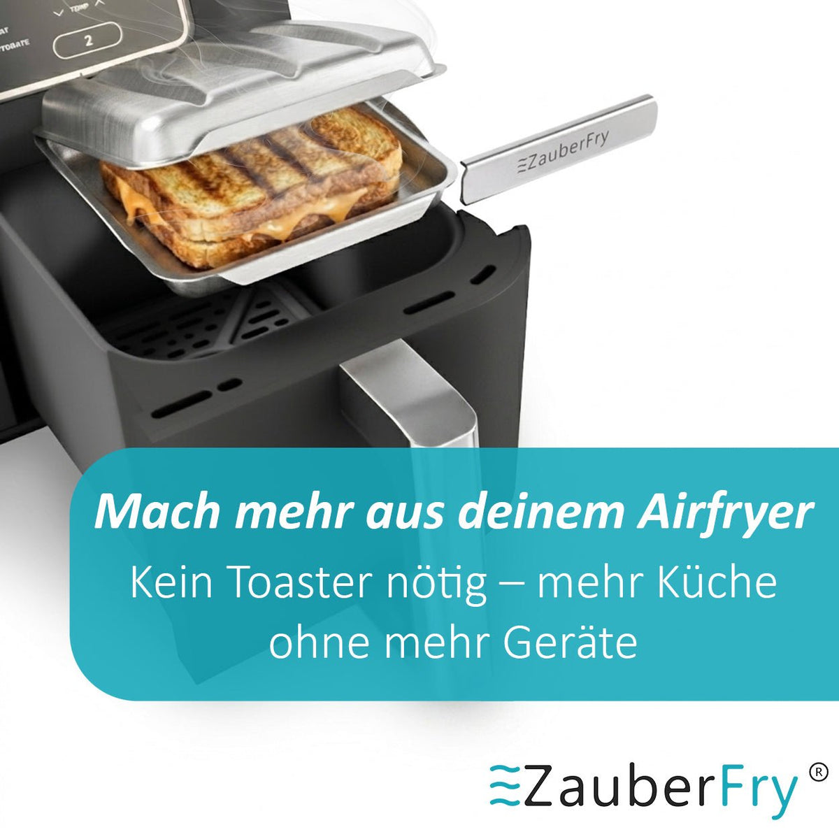 ZauberFry | Sandwichmaker für Airfryer - Wundermix GmbH