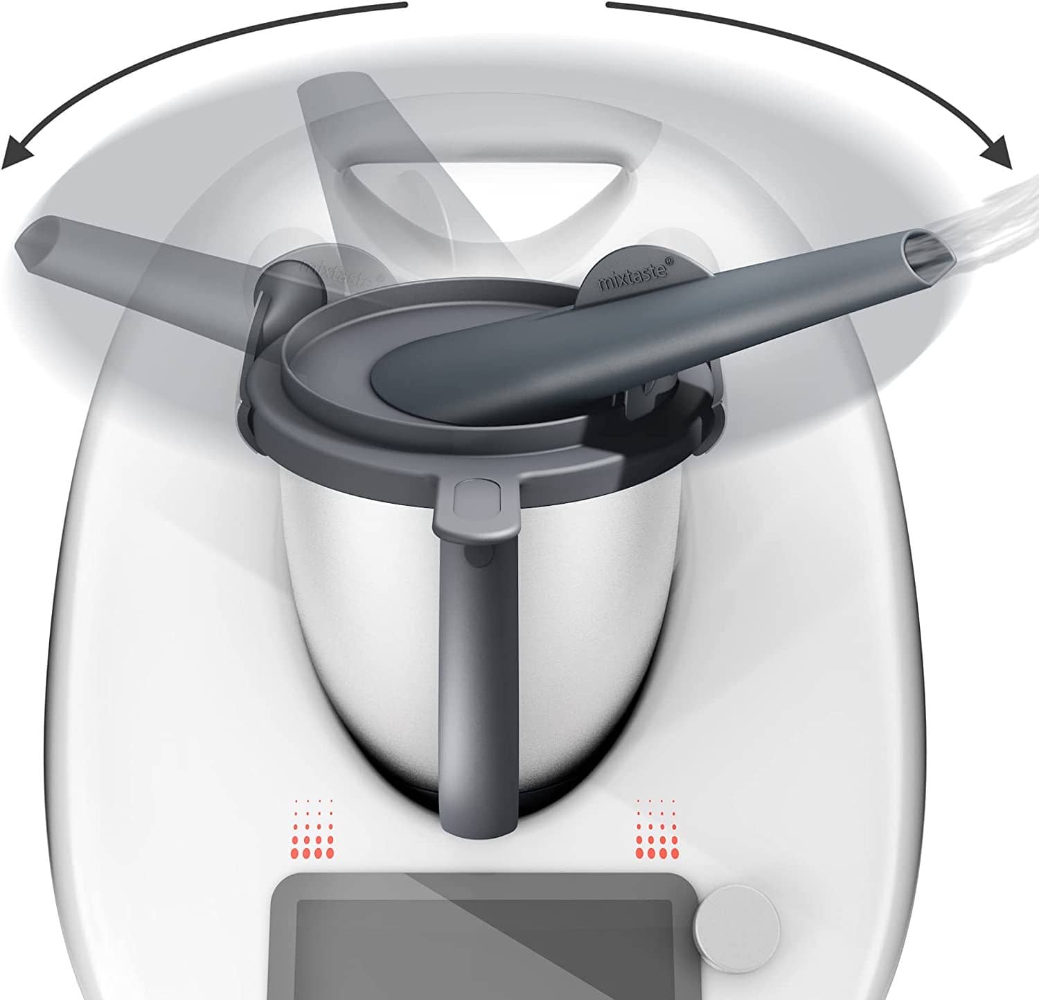[B - Ware] mixtaste® | Dampfumleiter - Kamin für Thermomix TM6, TM5 - Wundermix GmbH