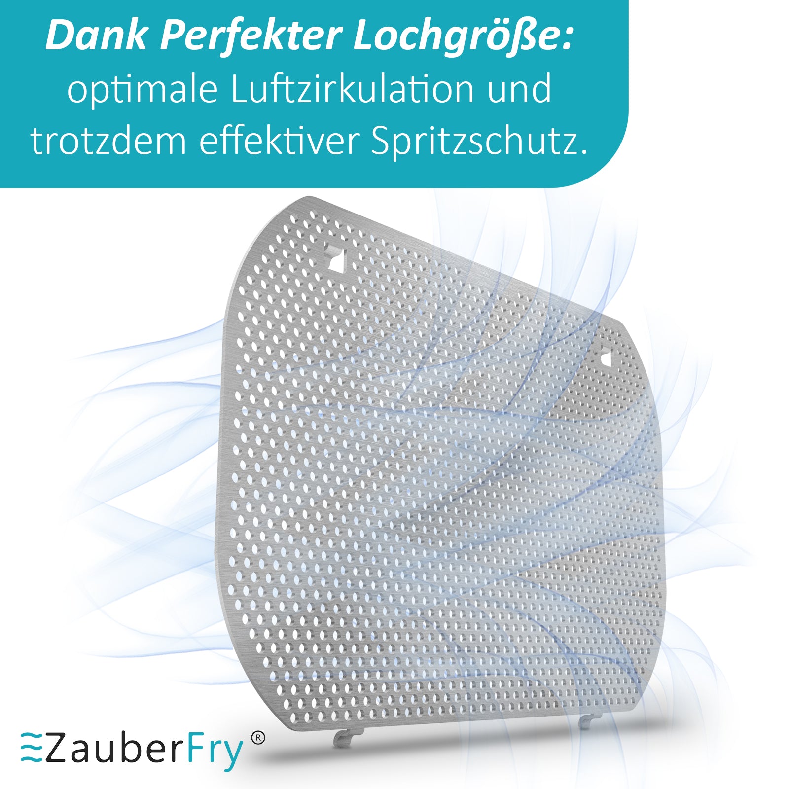 ZauberFry - Spritzschutz kompatibel mit Ninja Double Stack SL400EU Heißluftfritteuse (2er - Set) - Wundermix GmbH