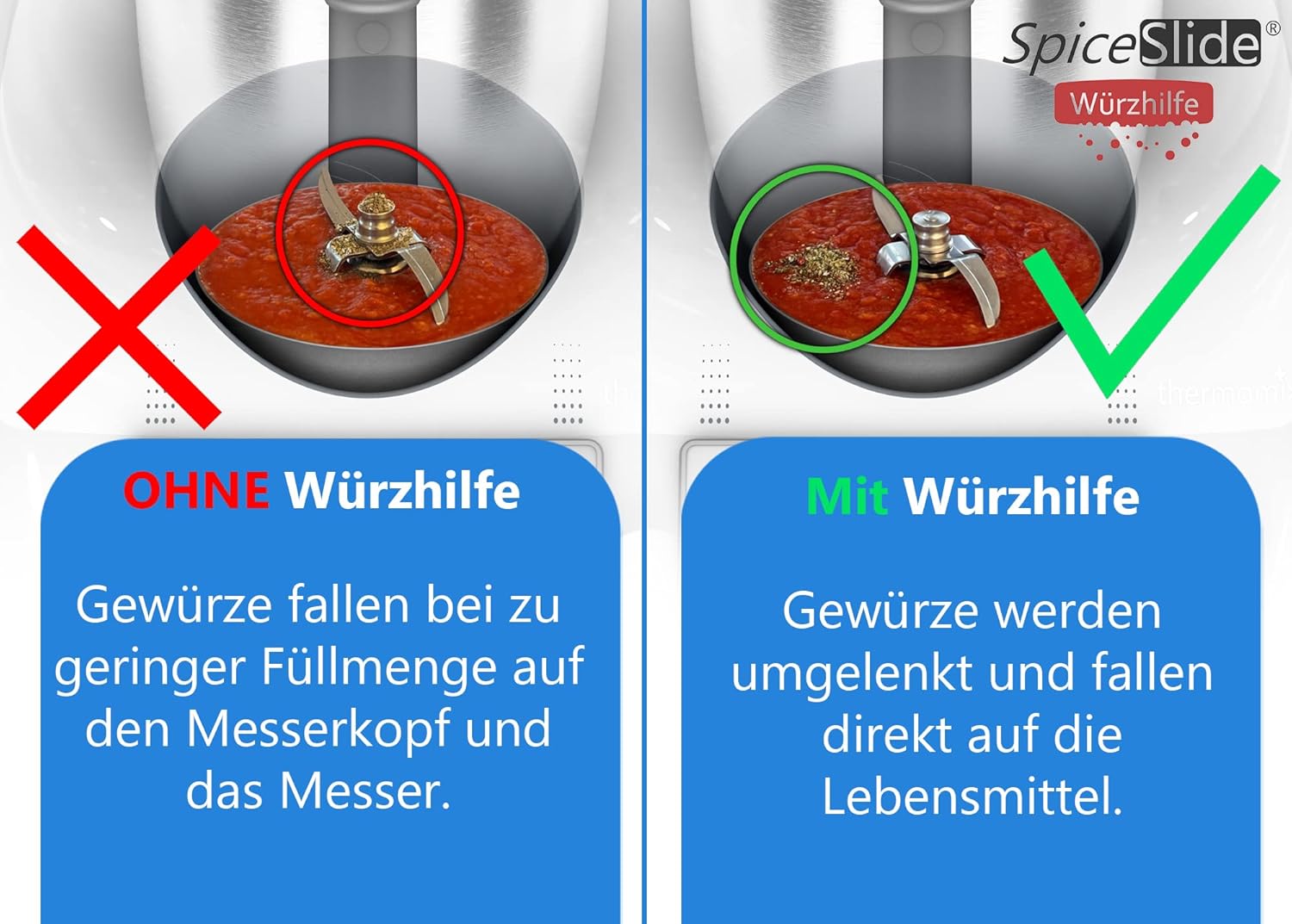SpiceSlide | Gewürzrutsche für TM6, TM5, TM31 - Wundermix GmbH