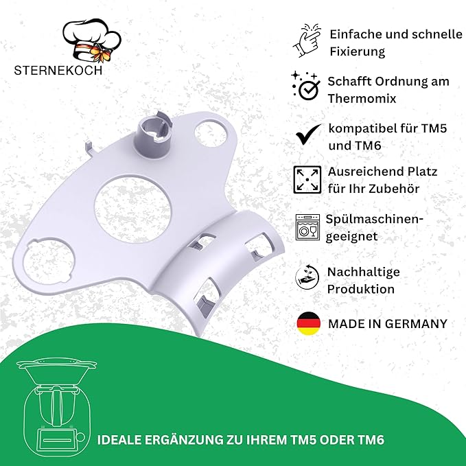 STERNEKOCH Zubehörhalter für Thermomix TM6, TM5 - Wundermix GmbH