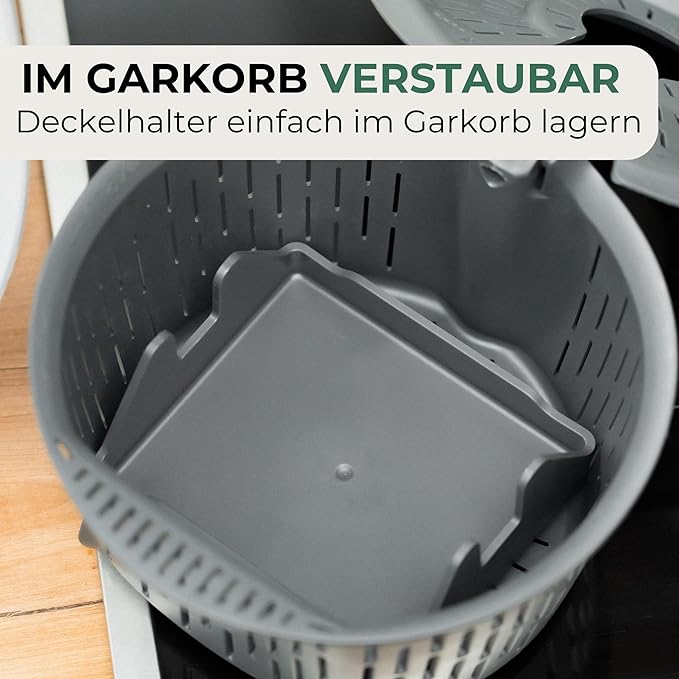 STERNEKOCH Deckelhalter mit Abtropfschale für Thermomix TM6, TM5 und Monsieur Cuisine Compact - Wundermix GmbH