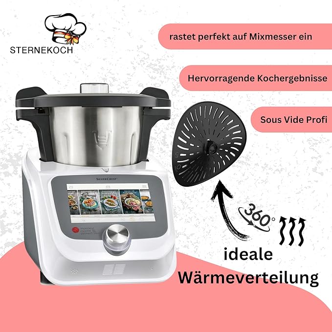 STERNEKOCH Messerabdeckung für Monsieur Cuisine Smart, Trend, Connect - Wundermix GmbH