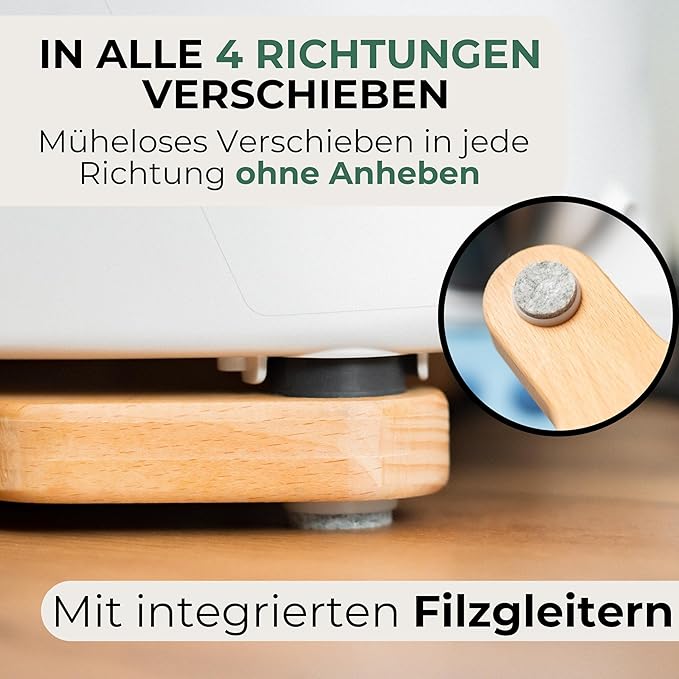 STERNEKOCH Gleitbrett aus Buchenholz für Thermomix TM6, TM5 - Wundermix GmbH
