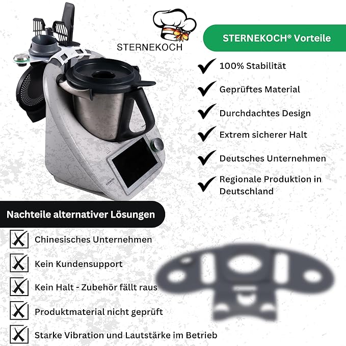 STERNEKOCH Zubehörhalter für Thermomix TM6, TM5 - Wundermix GmbH