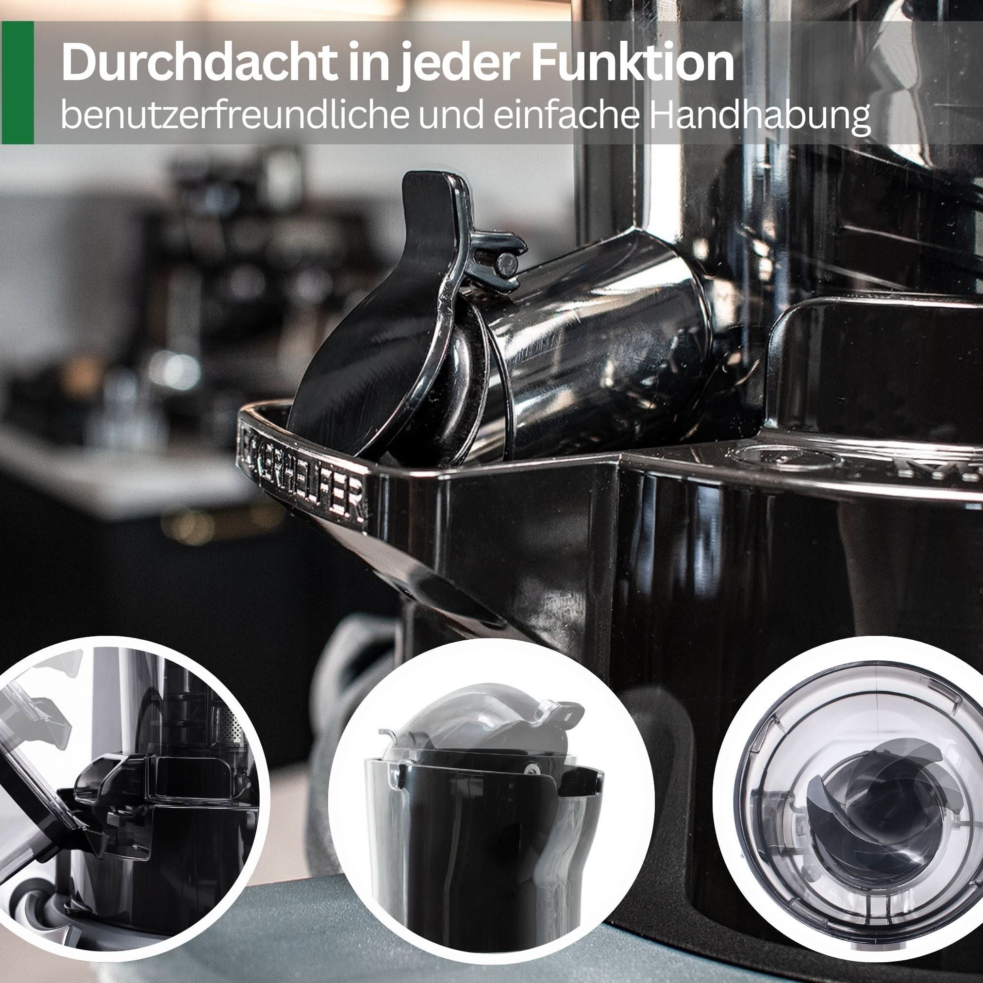 SaftPro | Slowjuicer / Entsafter inkl. Adapter für Thermomix TM7 - Wundermix GmbH