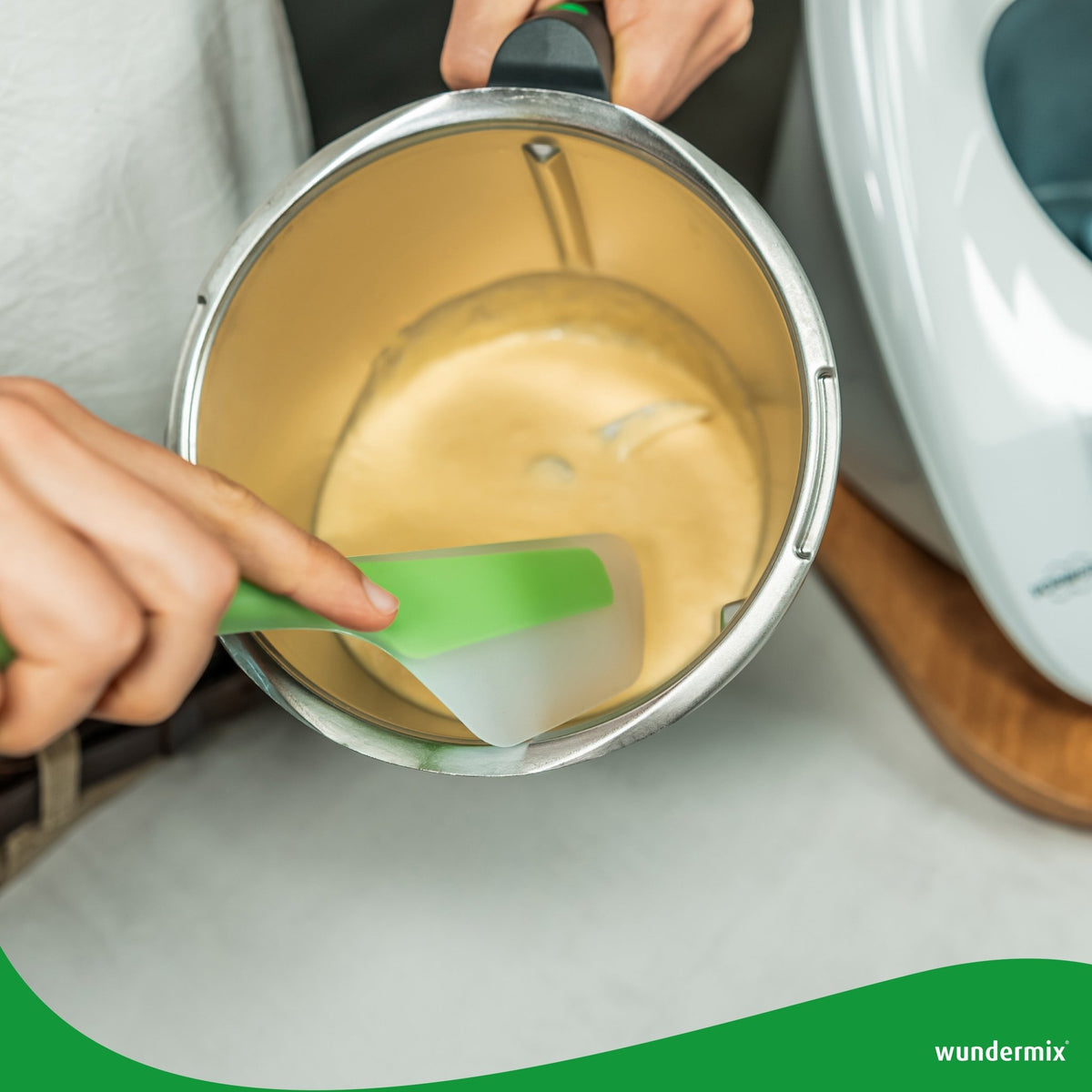 FlexiSpatel® | Flexibler Spatel für deine Küchenmaschine - Wundermix GmbH