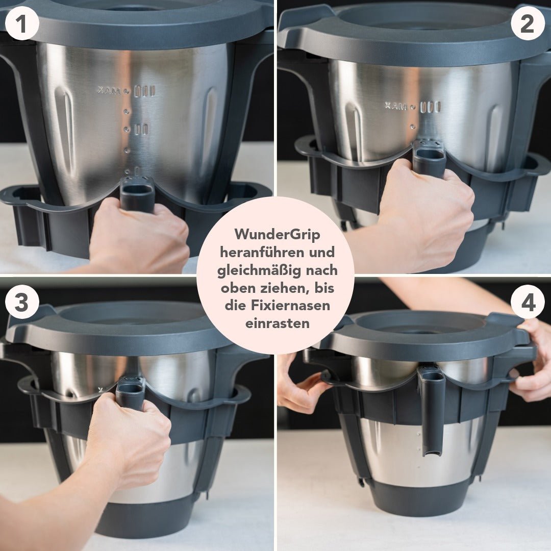 WunderGrip® | Einhand-Griff für den Monsieur Cuisine Connect/Trend Mixtopf - Wundermix GmbH