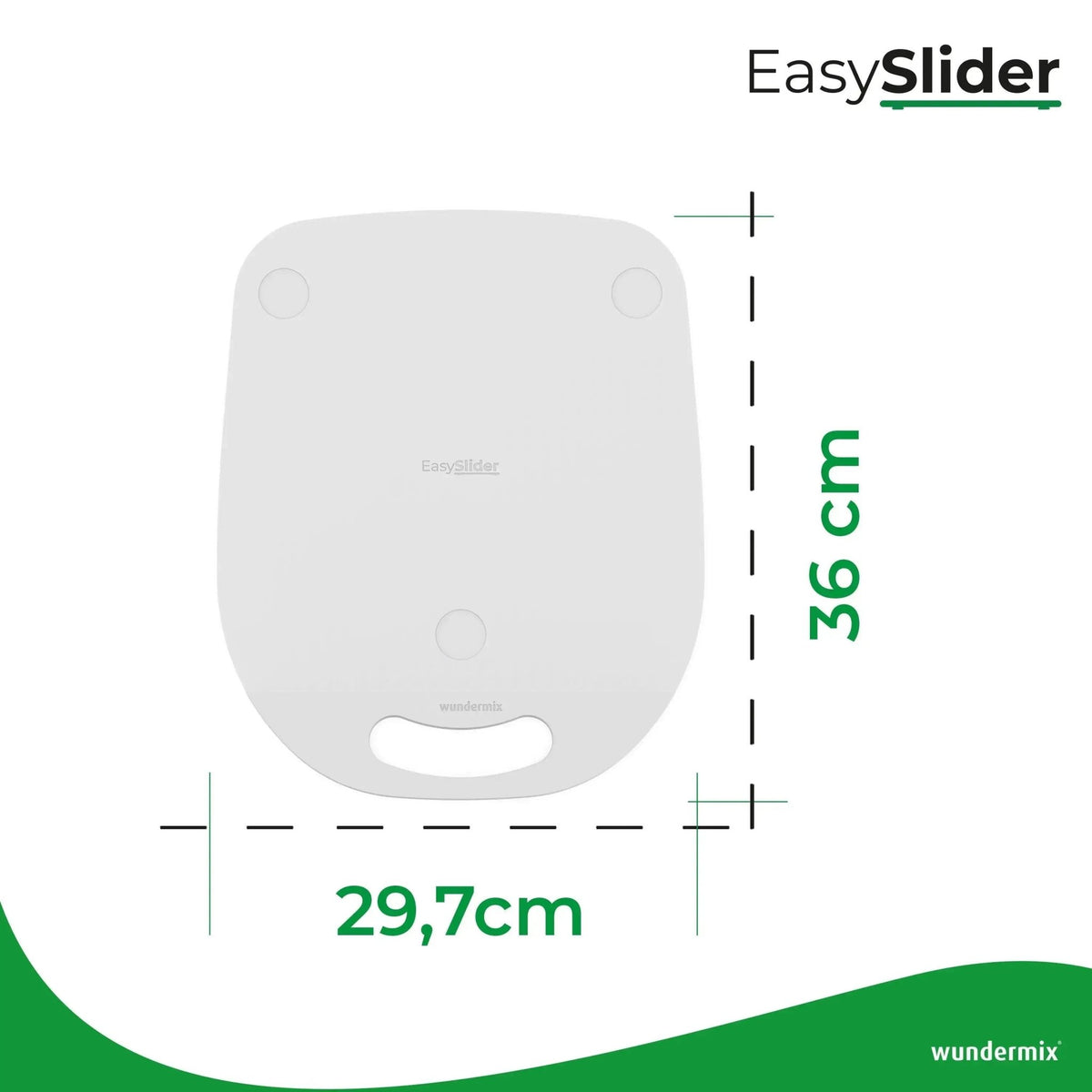 [B - Ware] EasySlider® | Gleitbrett aus Acrylglas für Thermomix TM6, TM5 - Wundermix GmbH