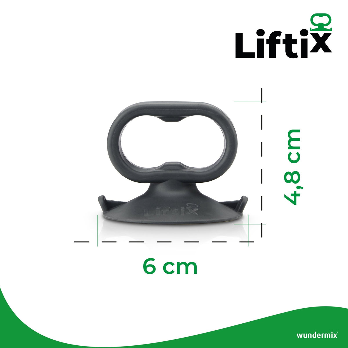 Liftix® | Saugnapf - Griff für Varoma - Deckel & Dampfgaraufsatz - Deckel Monsieur Cuisine - Wundermix GmbH