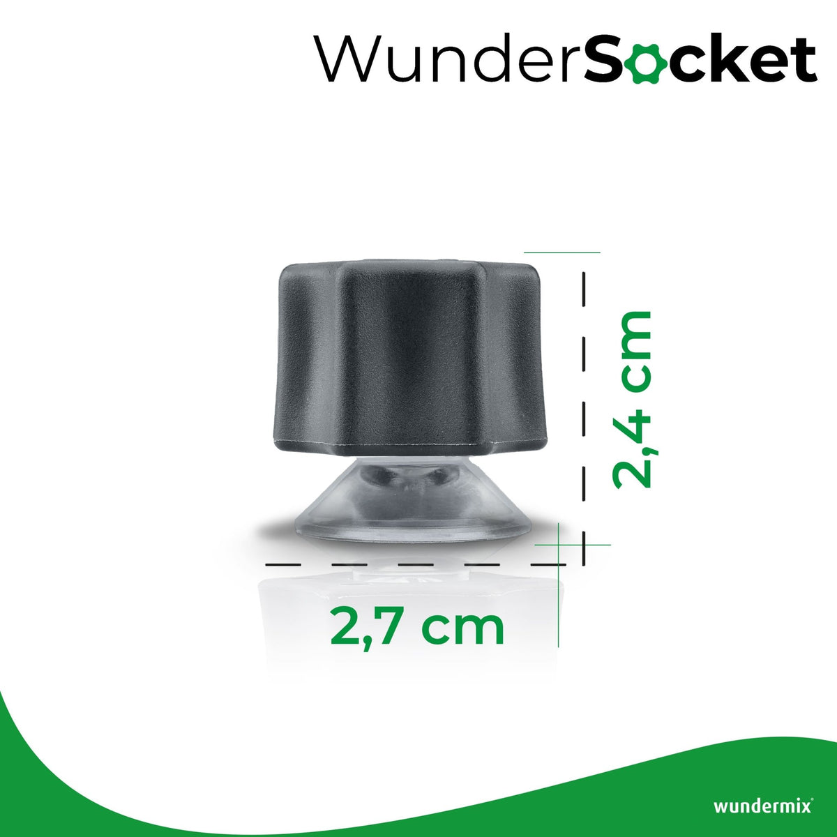 WunderSocket® | Teiglöser - Halterung für Thermomix TM6, TM5 - Wundermix GmbH