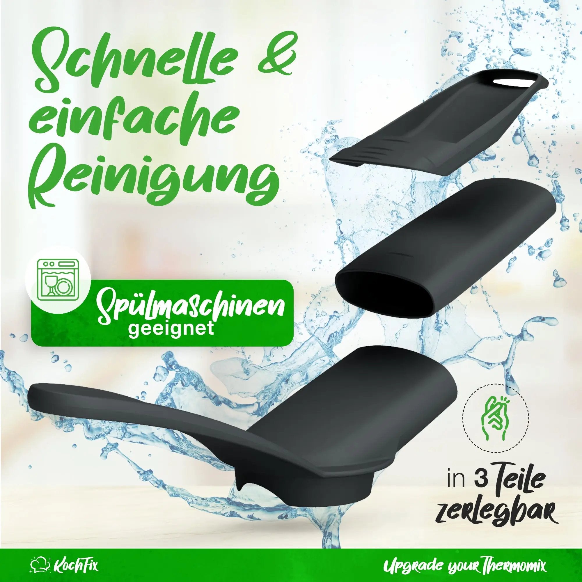 KochFix Dampfumleitung für Thermomix TM6, TM5, TM31 & Monsieur Cuisine - Wundermix GmbH