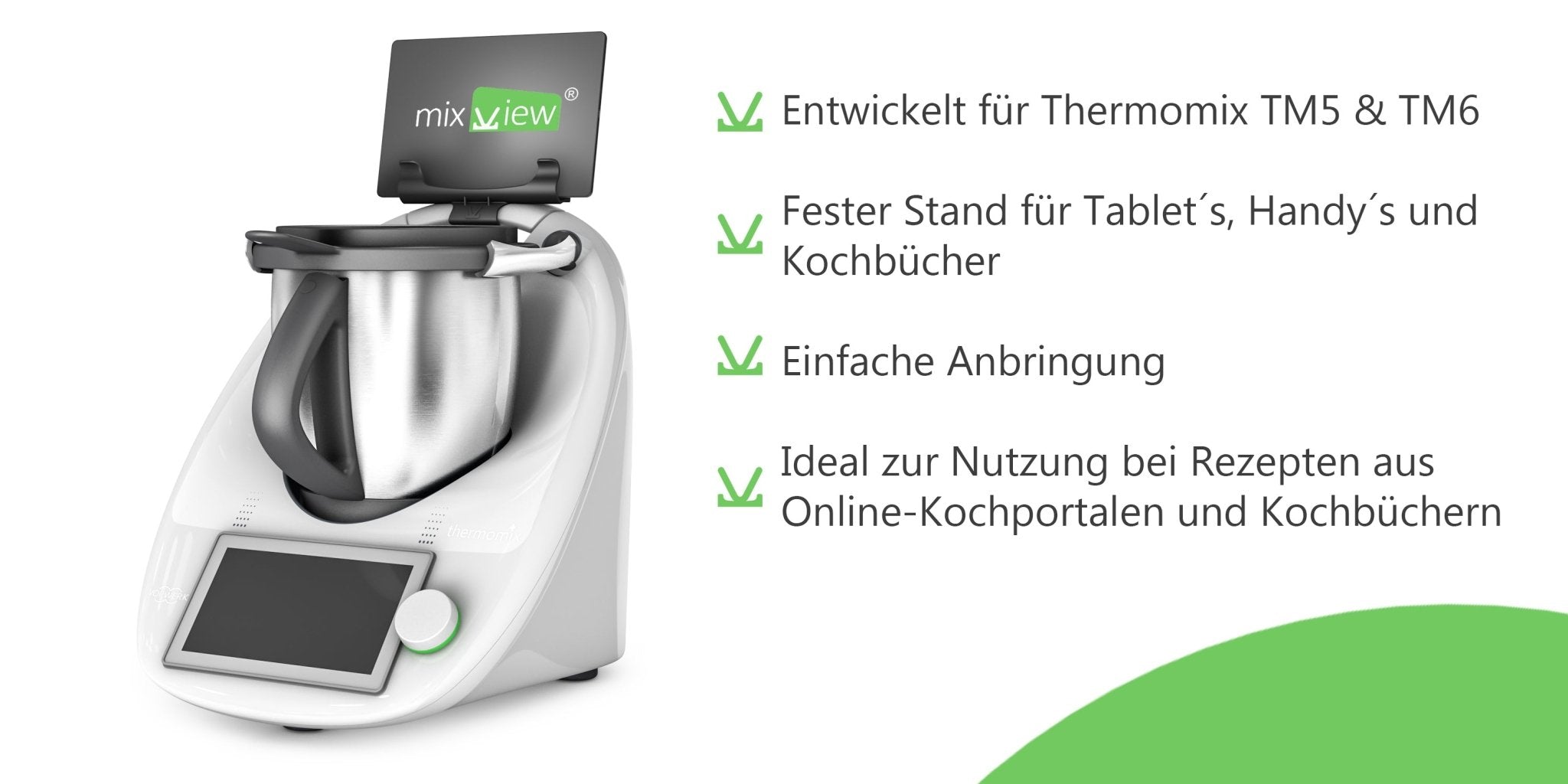 mixview® | Kochbuchhalter für TM6, TM5 - Wundermix GmbH