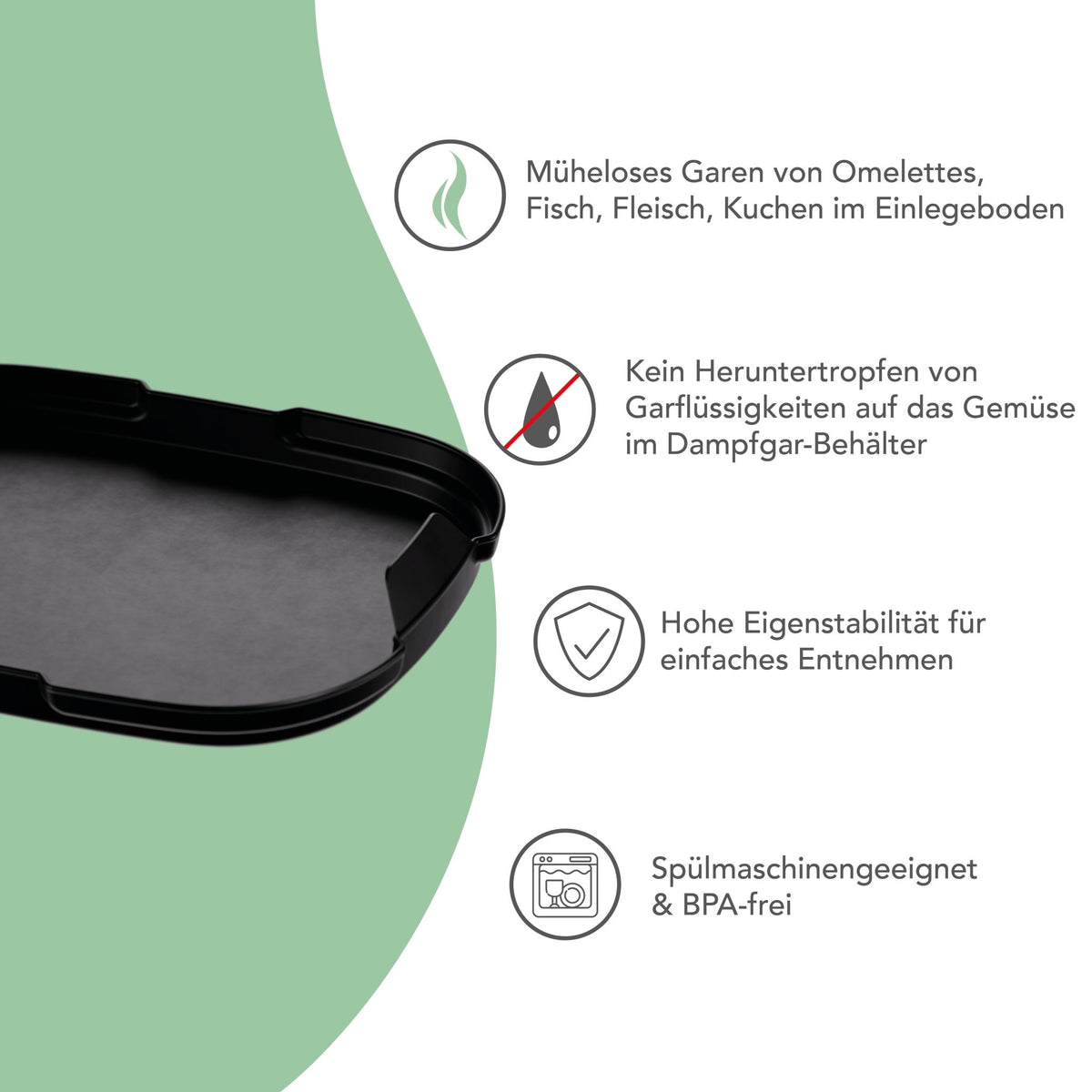 FlexiSteam® | Silikon - Auflaufform passend für den Varoma | Thermomix TM7 - Wundermix GmbH