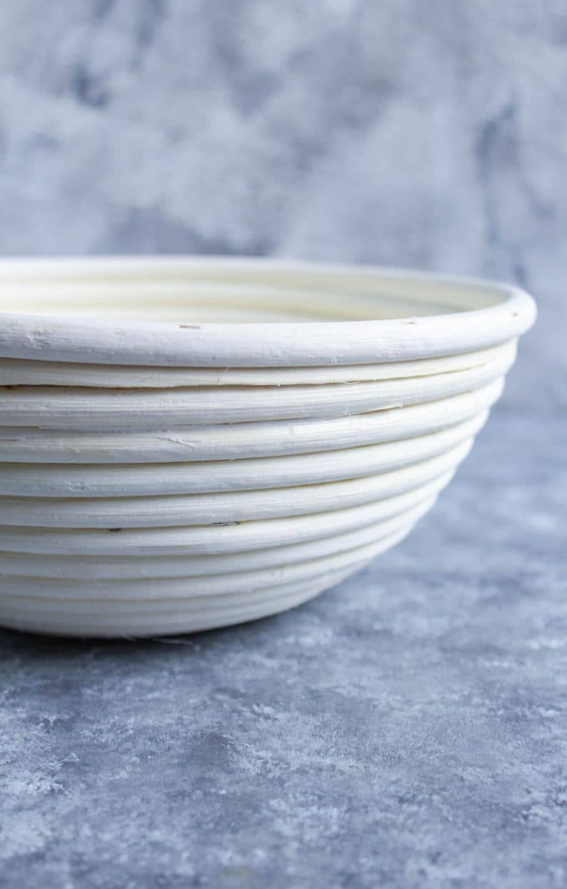 Gärkörbchen aus Peddigrohr | rund Ø 23 cm - Wundermix GmbH