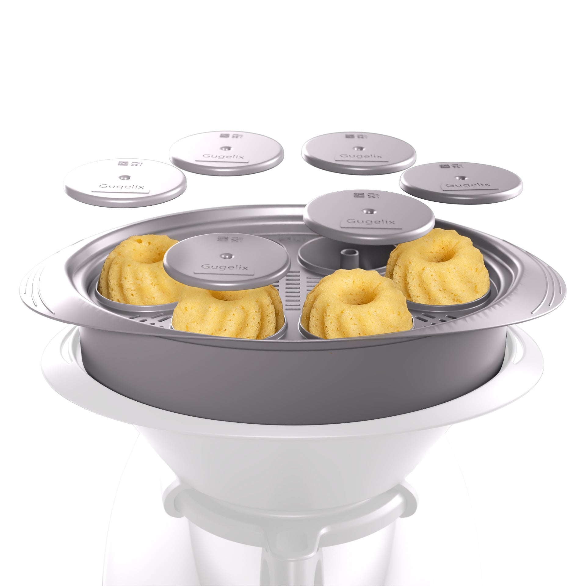 Gugelix® | Mini - Gugelhupfform für Varoma für TM6, TM5, TM31 - Wundermix GmbH